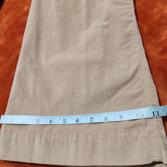 Marrakech Antropologie Corduroy Pants Size 8/29 Wide Leg Color Khaki.    B15 - Picture 6 of 12